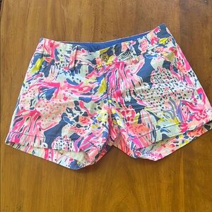 Lilly Pulitzer Vibrant Floral Callahan Shorts